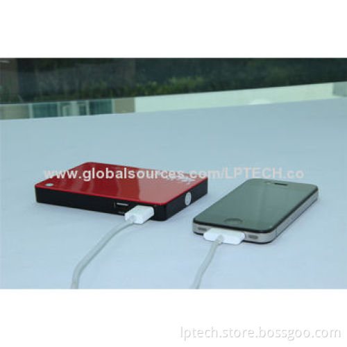 5,000mAh Power Banks with Double USB, 5V/1A, 5V/2A